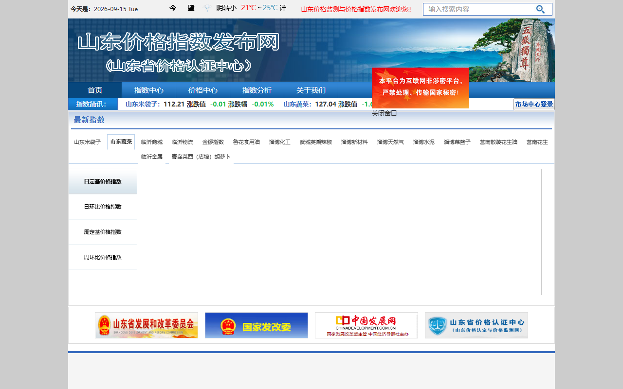 sdprice.org.cn 截图